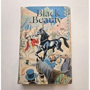 Black Beauty by Anna Sewell 1945 Illustrated Junior Library Edition Hardcover